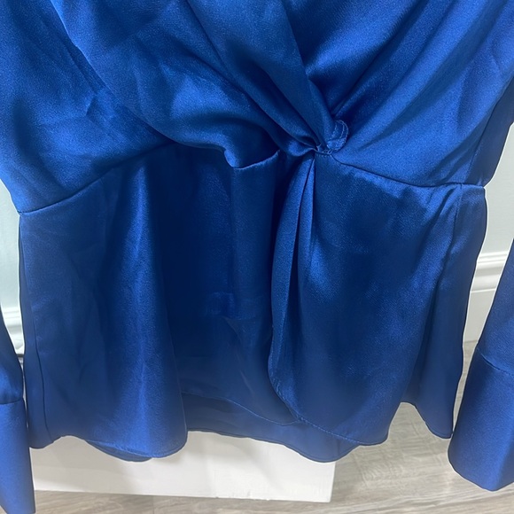 Ever New Melbourne Sapphire Blue top NWT - Picture 5 of 9